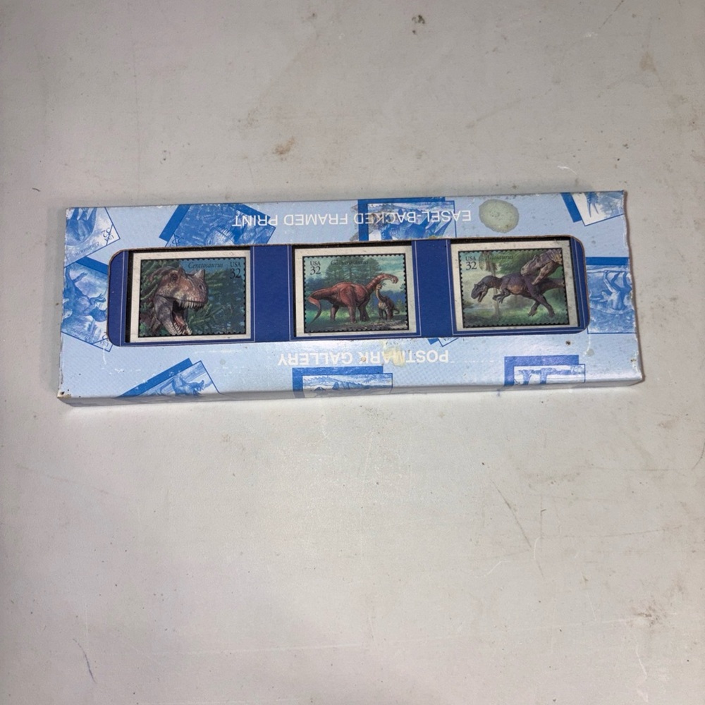 Dinosaur Framed Stamps Set